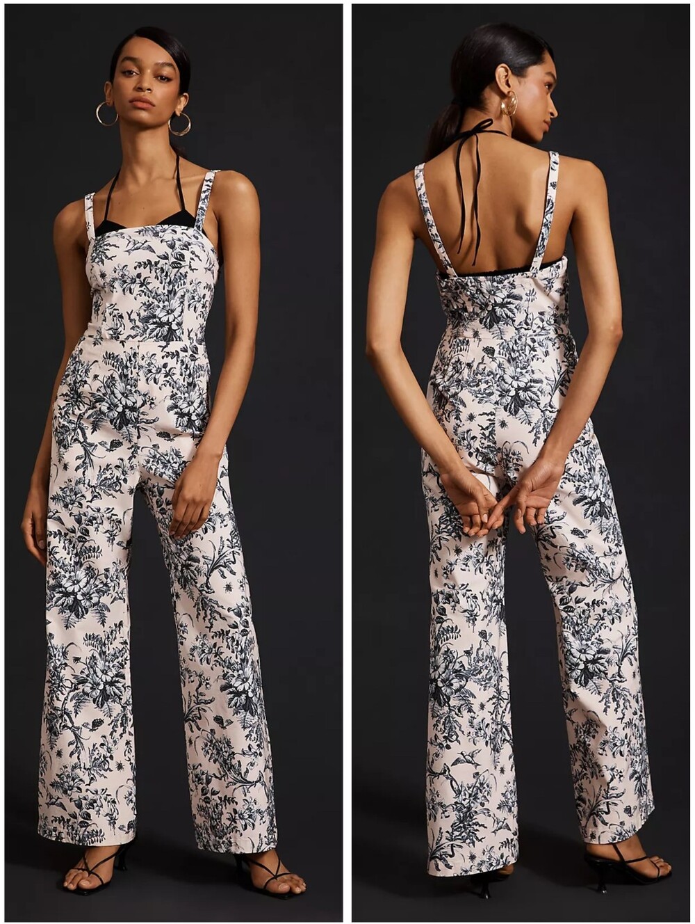 NEW Maeve Strappy Floral Jumper Overall sz 4 Attached Bikini Top Anthropologie